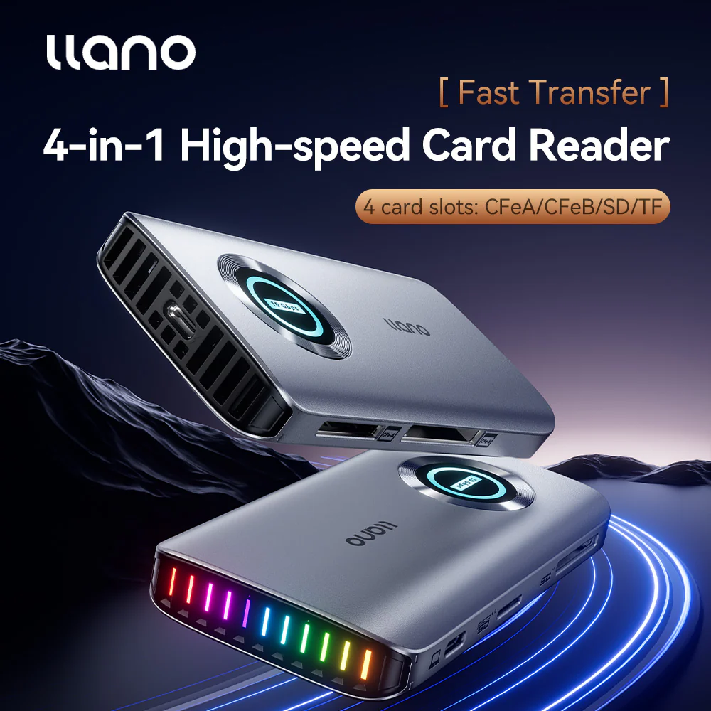llano R604 CFexpress Type A/B Card Reader